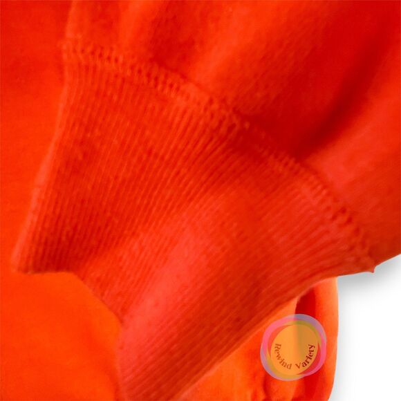 Vintage 70s Red Crewneck Sweatshirt SALE Graphic Retro Streetwear Novelty Large - Picture 4 of 9